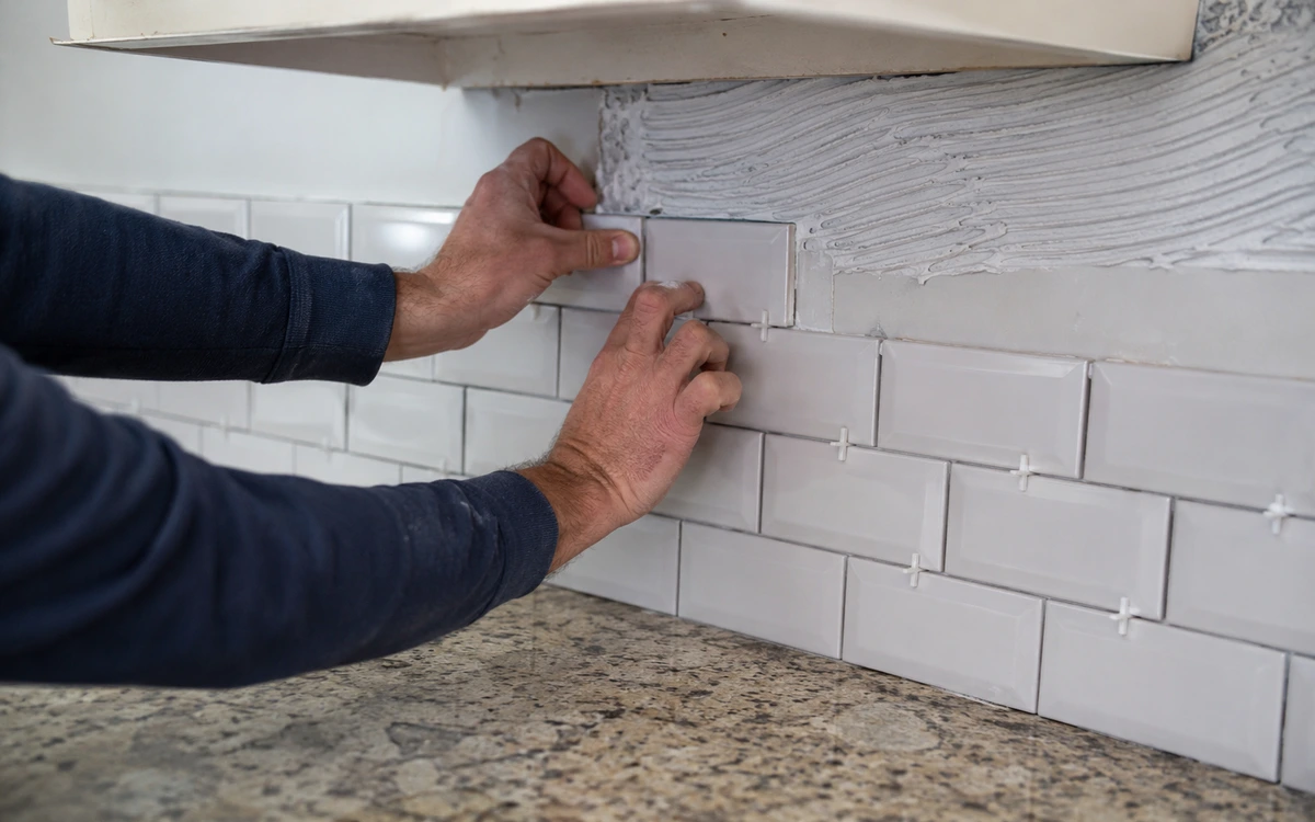 Tile backsplash installation contractor